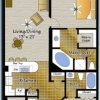 3 bedroom (3rd bedroom is a bunk room) 2 bath 1197 square feet